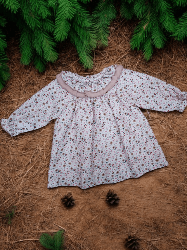 robe rose clair fleuri