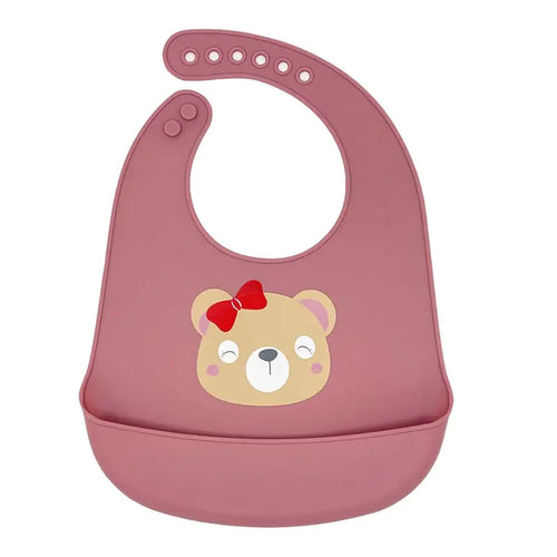 Bavoir en silicone