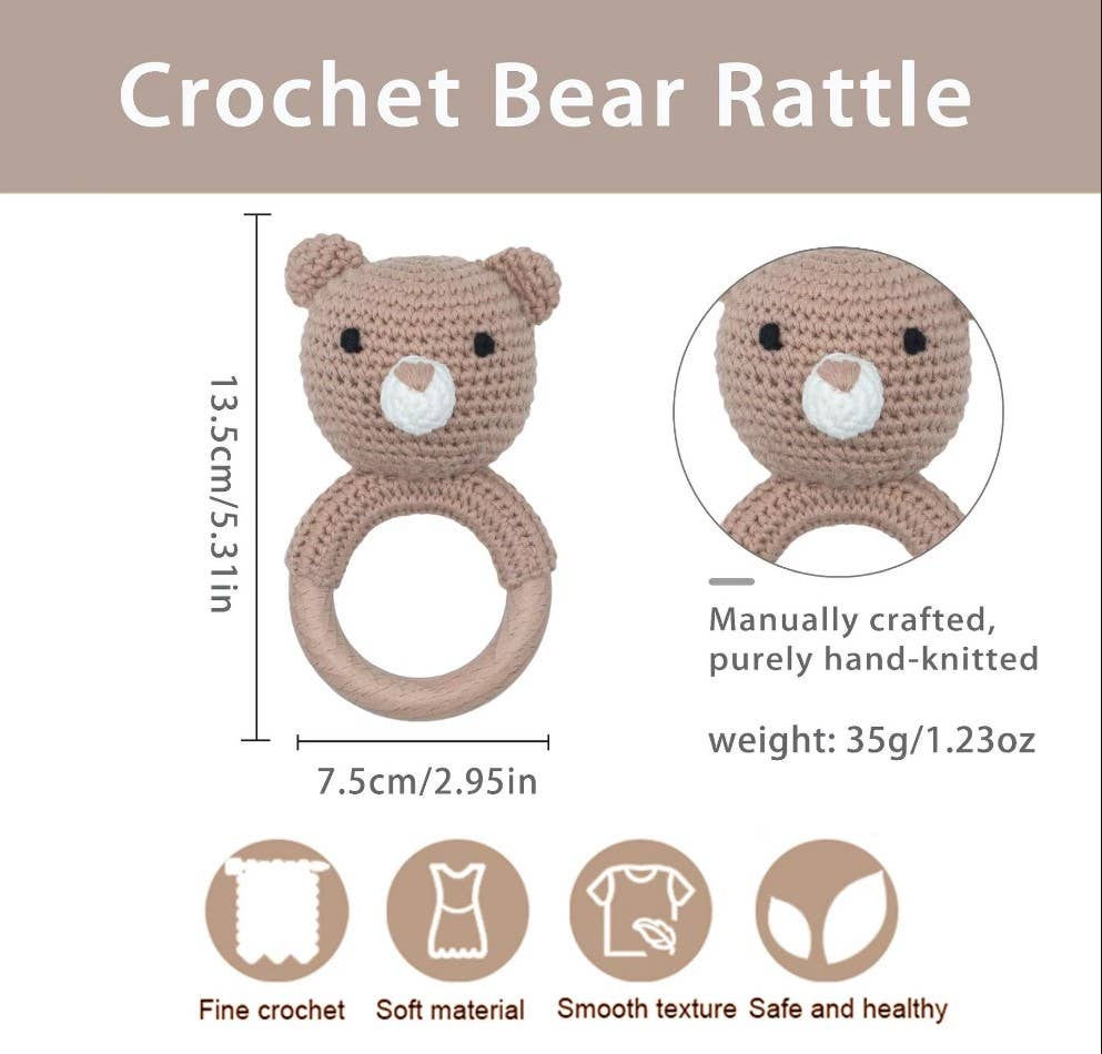 Anneau de dentition / Hochet en crochet