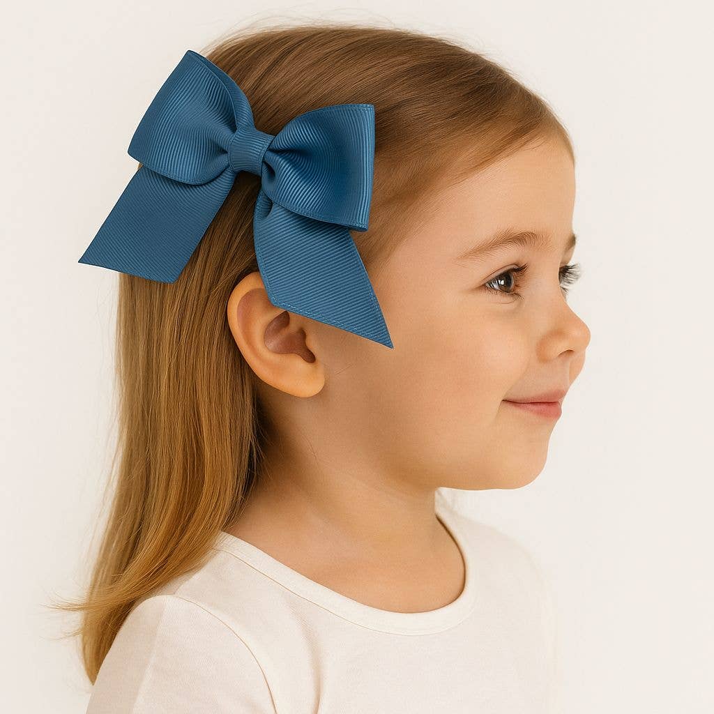 Barrettes cheveux grand noeud