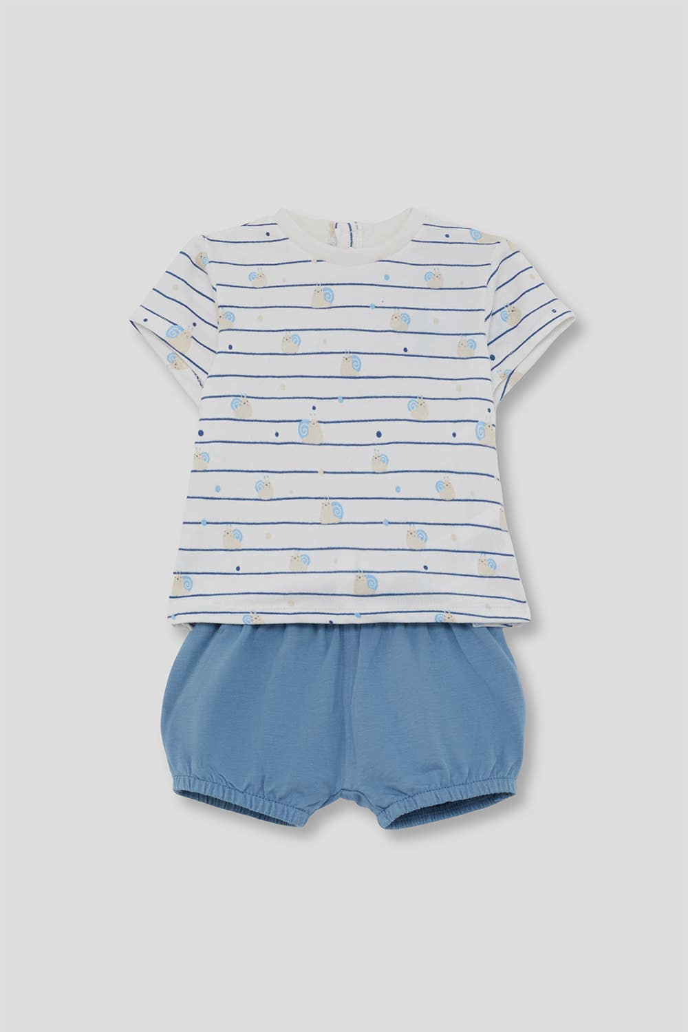 Ensemble bleu  "Escargot"