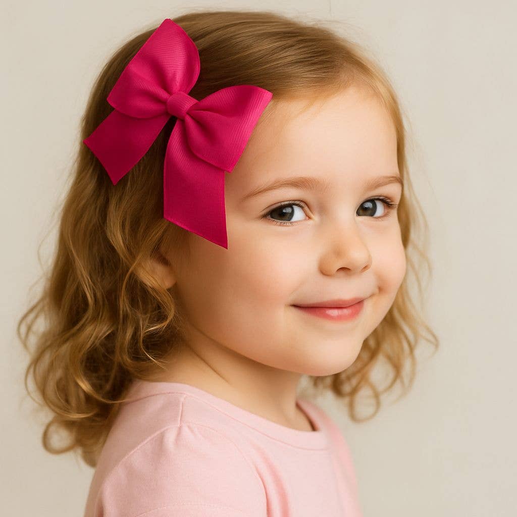 Barrettes cheveux grand noeud