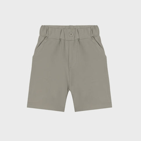 Short en maille vert kaki