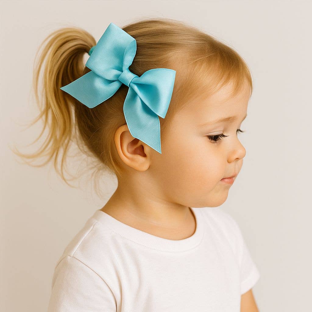 Barrettes cheveux grand noeud