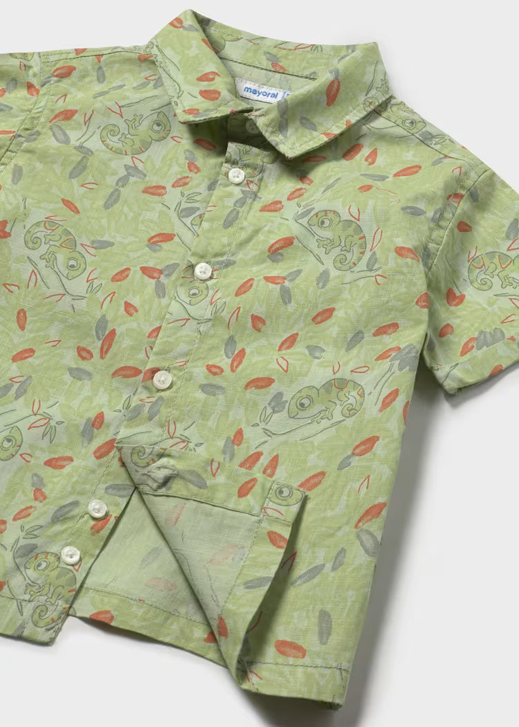 Chemise verte "Caméléon"