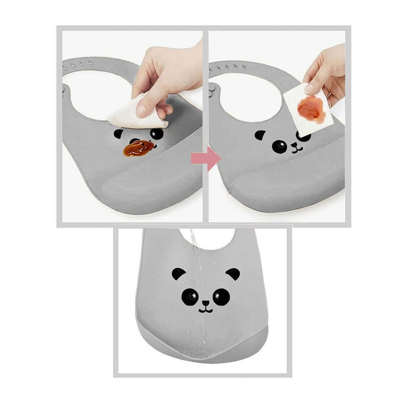 Bavoir en silicone