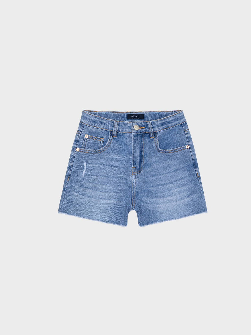 Short jean clair fille