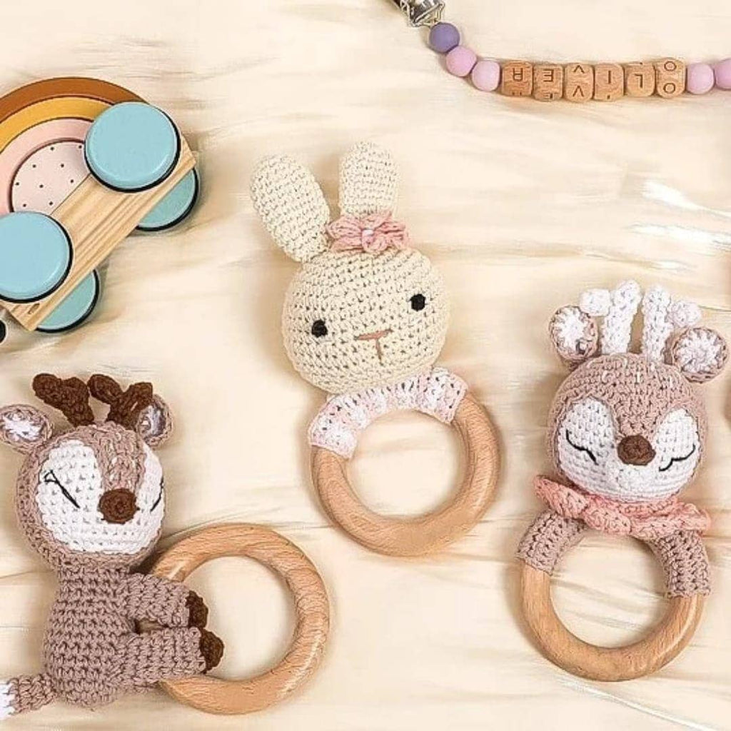 Anneau de dentition / Hochet en crochet