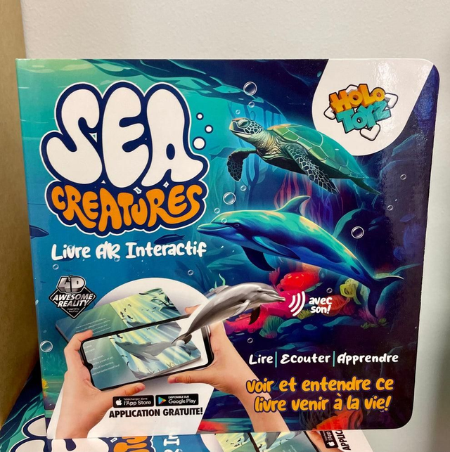 Livre interactif "SEA CREATURES"