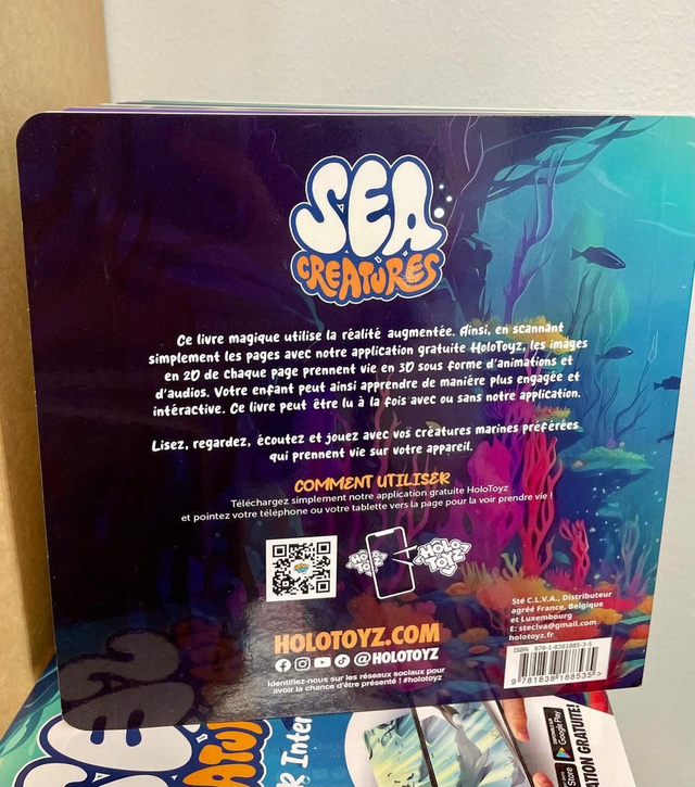 Livre interactif "SEA CREATURES"
