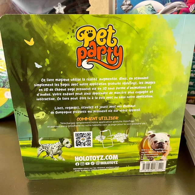 Livre interactif "PET PARTY"