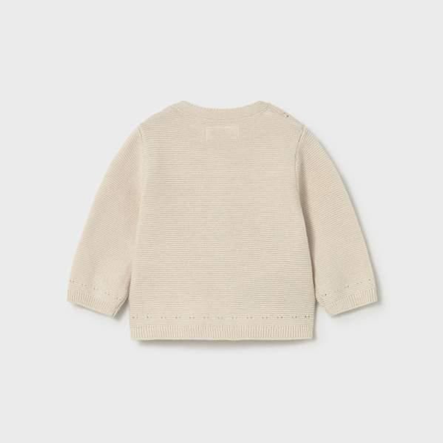 Gilet tricot beige