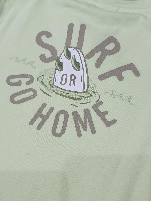 T-shirt verte "Surf"
