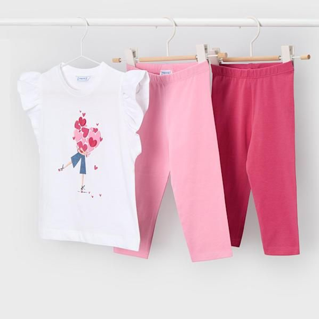 Ensemble 2 leggings et t-shirt