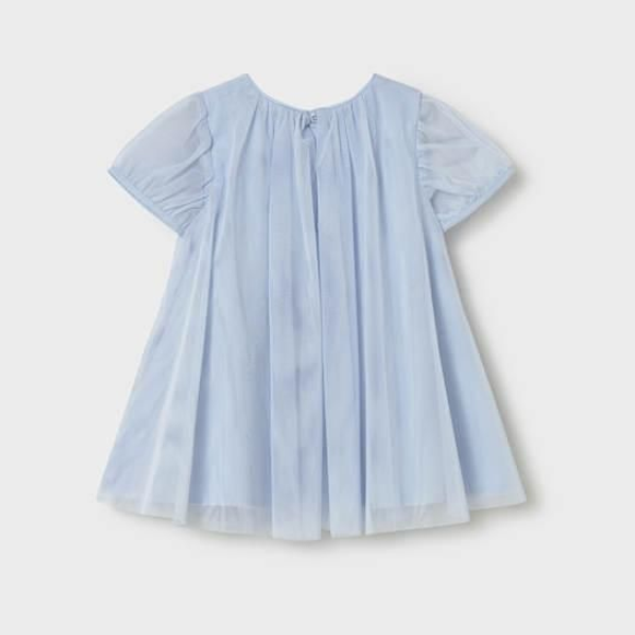 Robe avec sac bleu clair