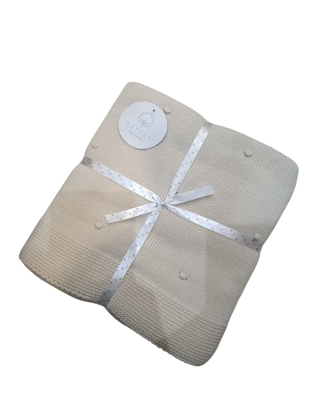 Couverture tricot 100% acrylique