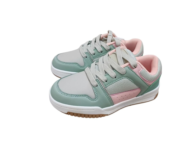Basket verte & rose