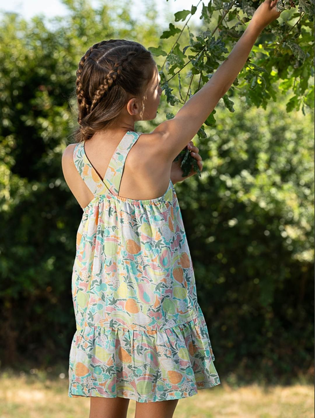 Robe en tissu "Tropical"