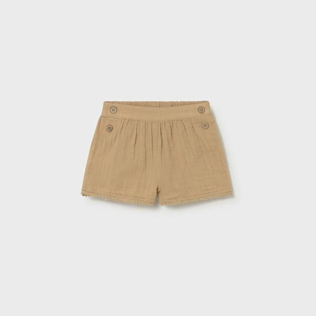 Short fille beige