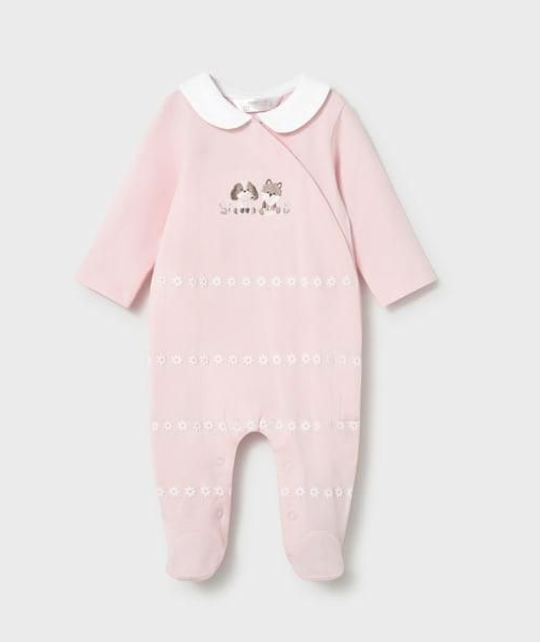 Pyjama rose "Fleurs"