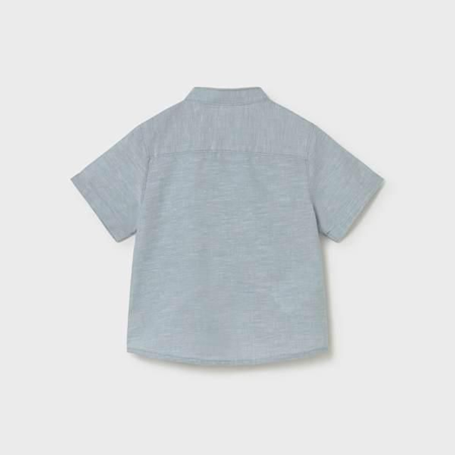 Chemise lin bleu clair