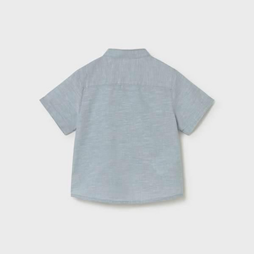Chemise lin bleu clair
