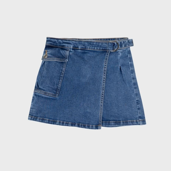 Jupe-short en jean