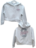 Sweat capuche gris "COLLEGE"