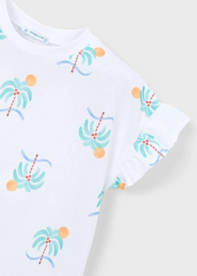 T-shirt fille "Palmiers"