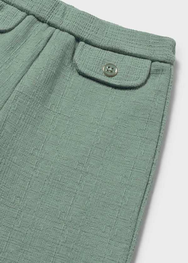 Pantalon en maille verte