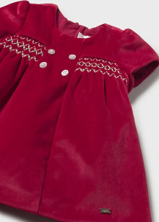 Robe velours MC