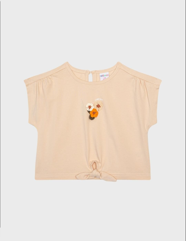 T-shirt "Fleurs en crochet"