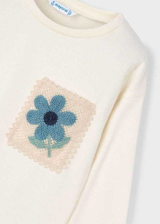 T-shirt poche crochet