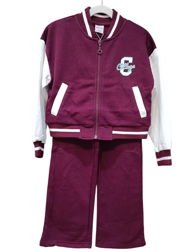 Jogging et veste bordeaux