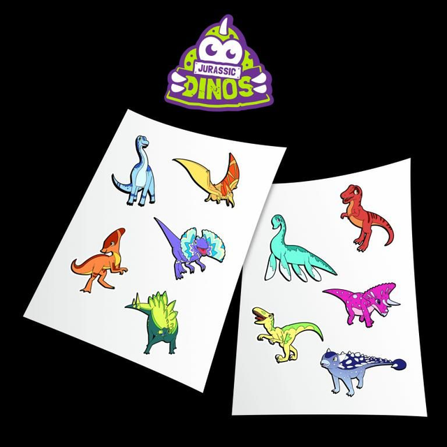 Stickers "JURASSIC DINOS"