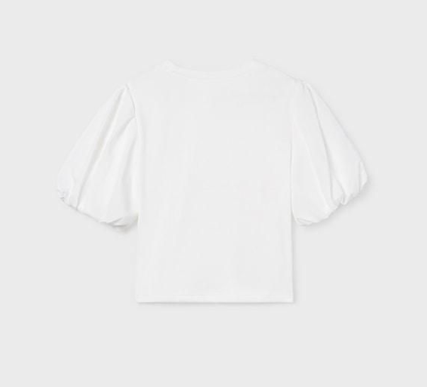 T-shirt à manche bouffantes