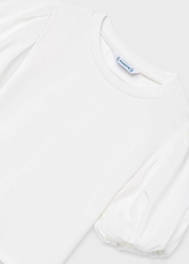 T-shirt à manche bouffantes