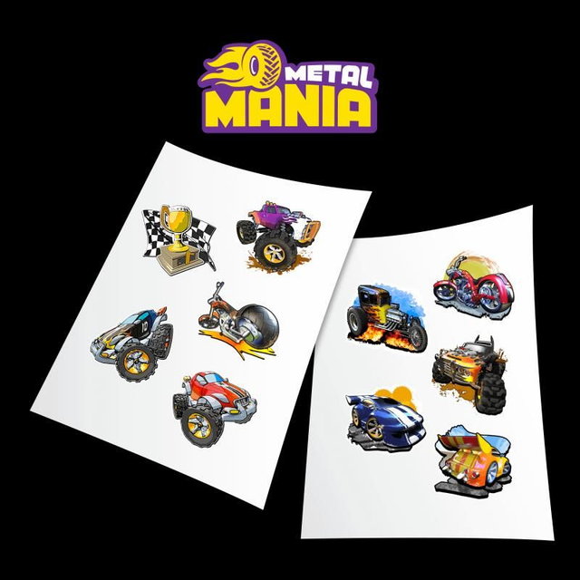 Stickers "METAL MANIA"