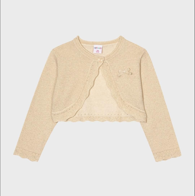 Boléro beige doré