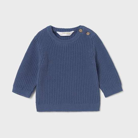 Pull tricot bleu