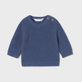 Pull tricot bleu