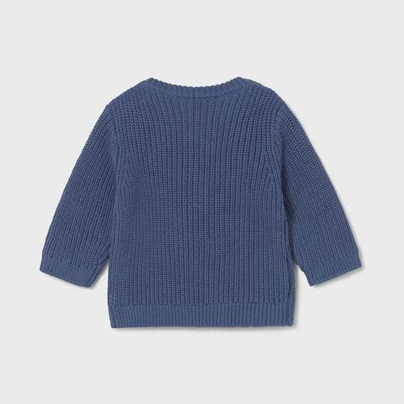 Pull tricot bleu