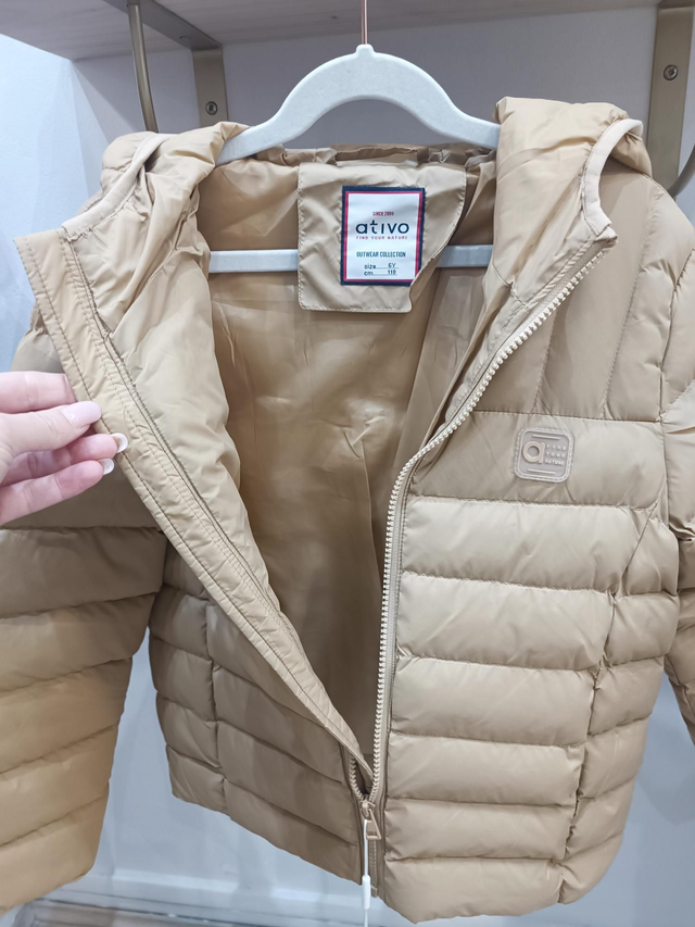 Doudoune beige
