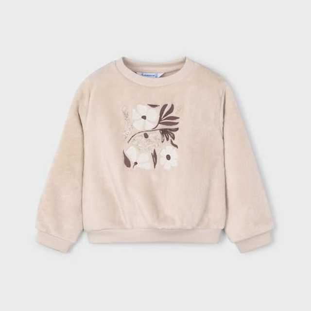 Pull doux fleur