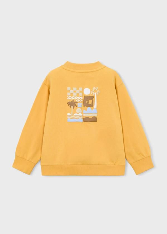Sweat jaune moutarde