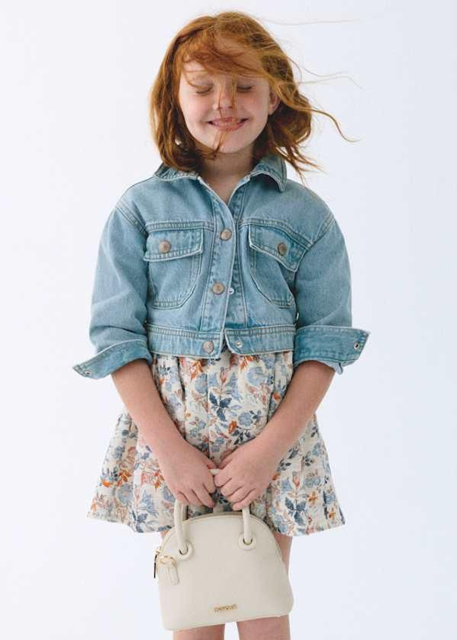 Veste en denim fille
