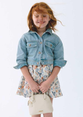 Veste en denim fille
