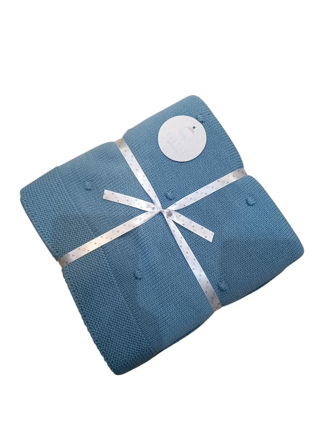 Couverture tricot 100% acrylique