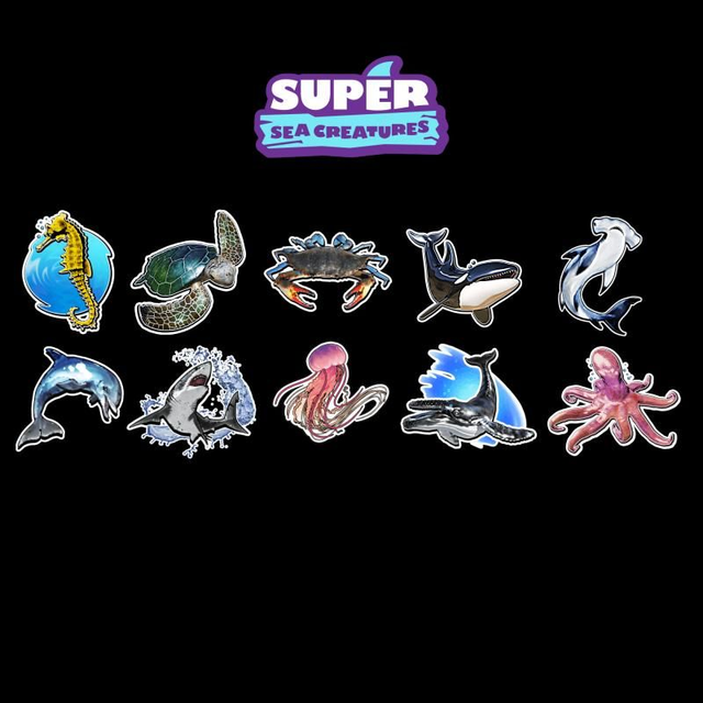 Stickers "SEA CREATURES"