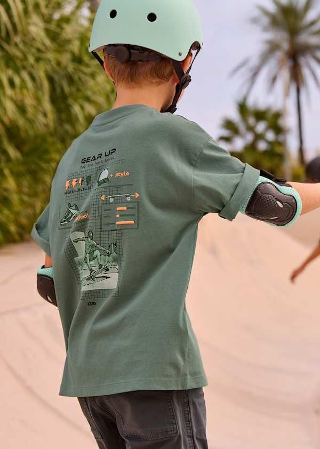 T-shirt verte "Skate"
